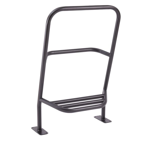 Repose pied polyvalent pour vélo et assis debout acier noir