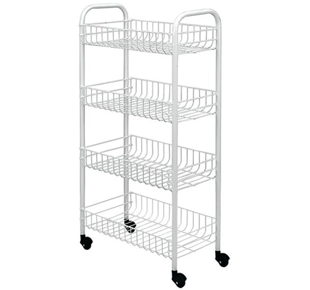 Resserre démontable 4 paniers Pisa blanc