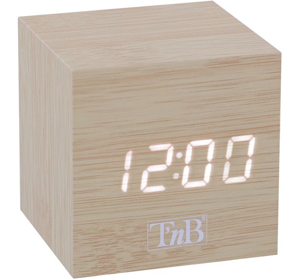 Réveil LED finition bois Joy