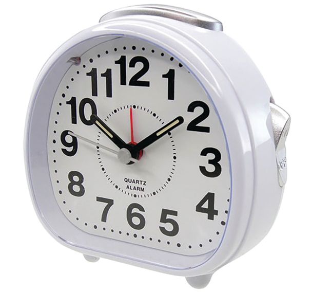 Réveil à quartz silencieux lumière sommeil assorti