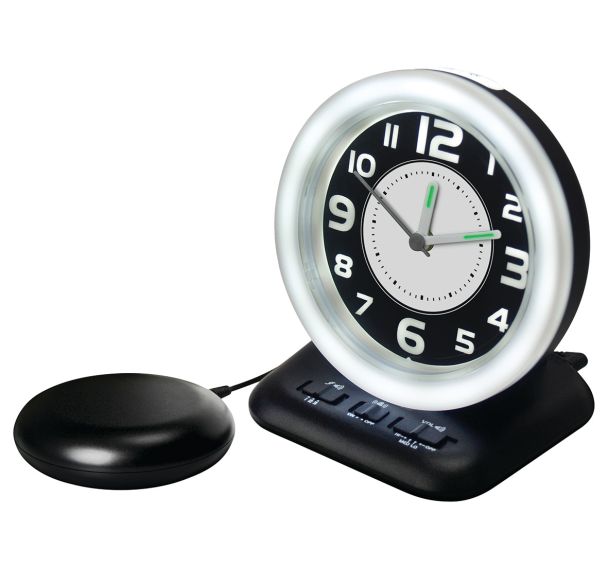 Réveil amplifié vibreur analogique Wake'n'Shake Vintage - Geemarc