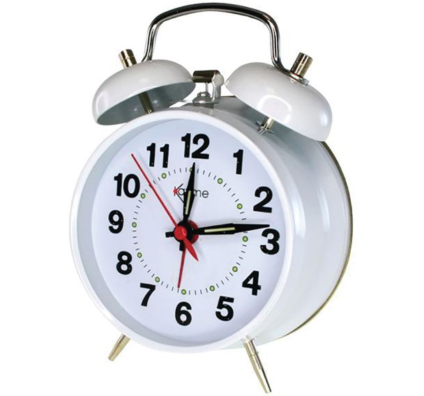 Réveil mécanique rond blister assort.