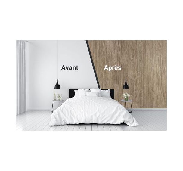 Revêtement adhésif WOOD17 Bois marron cendré 5 m- Reflectiv