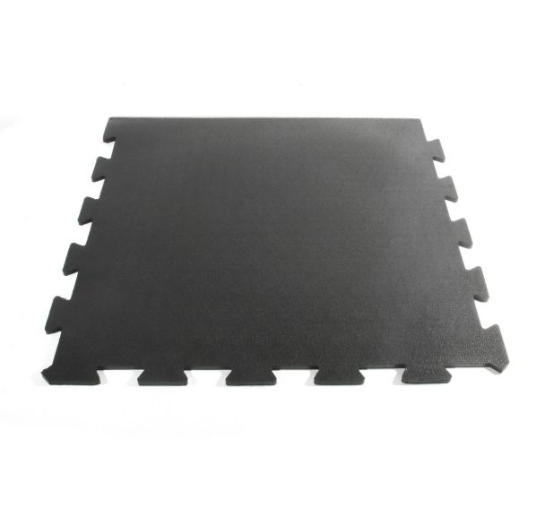 Revêtement de sol ultra-résistant - Bord-0,61x0,61m-Noir