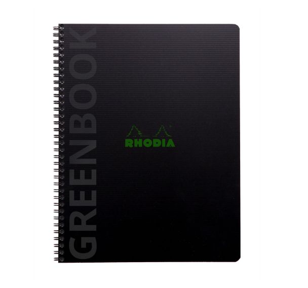Rhodiactive Greenbook petits carreaux avec marge + cadre A4+