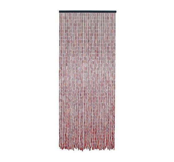 Rideau de porte bâtonnets de bambou et perles - 90x200 cm