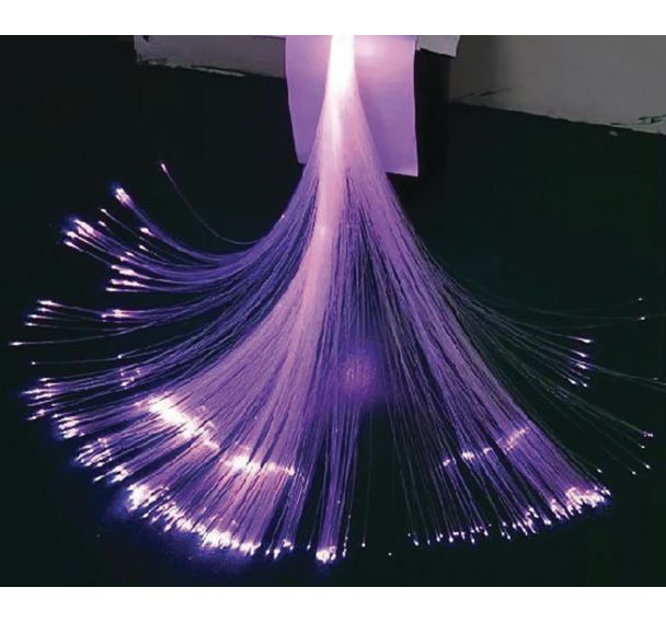 Rideau en fibre optique