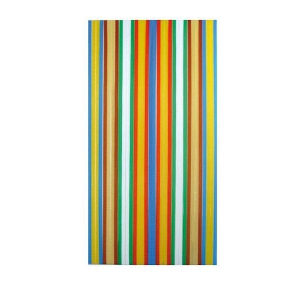 Rideau portière polyethylene Arc en ciel - Morel