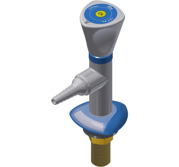 Robinet air comprimé 1 voie sur table