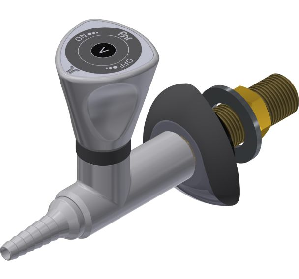 Robinet de vide 1 voie sur dosseret