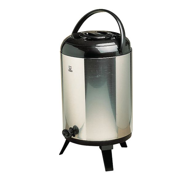 Robinet poussoir pour fontaine isotherme en aluminium