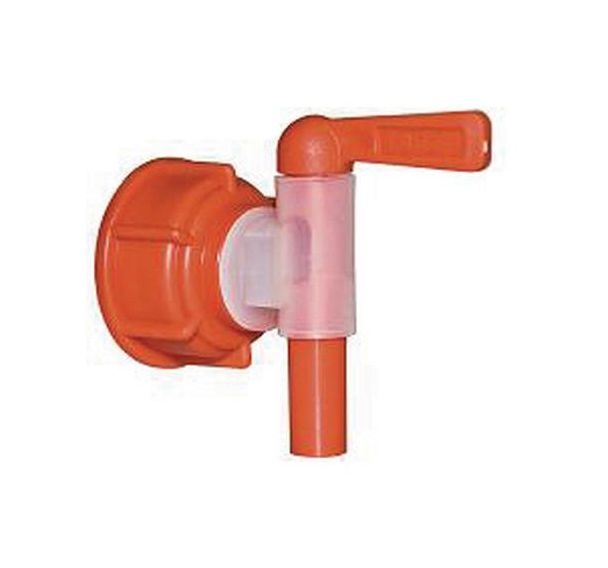 Robinet rouge pour barils et jerricans