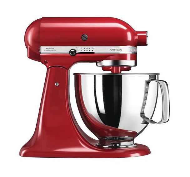 Robot Pâtissier KITCHENAID - 5KSM125EER - 4.8 L-Batteur rouge
