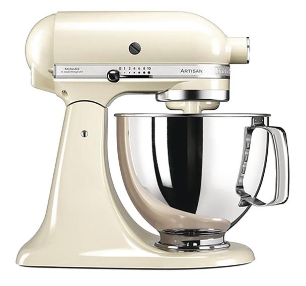 Robot Pâtissier sur socle 4,8 L Crème KITCHENAID - 5KSM125EAC