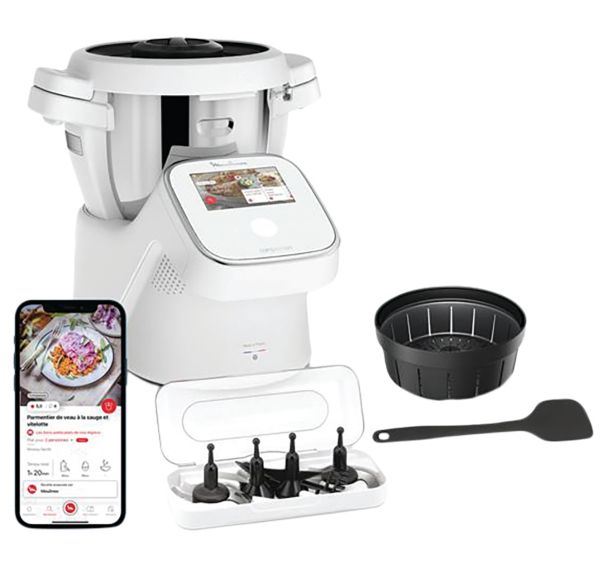 Robot cuiseur connecté i-Companion Touch-YY5643FG-Capacité 4,5 L-Moulinex