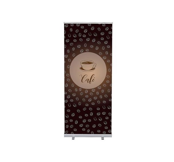 Roll-Banner Budget 85-200 Ensemble Complet Café