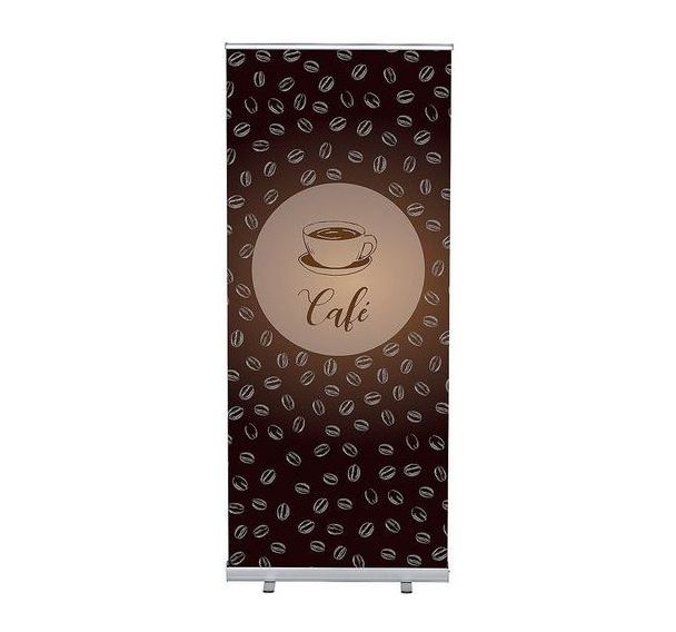 Roll-Banner Budget 85-200 Ensemble Complet Café