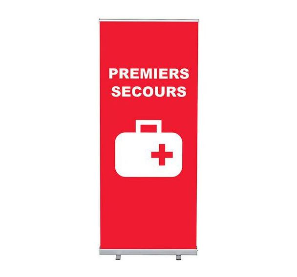 Roll-Banner Budget 85-200 Ensemble Complet Premiers Secours
