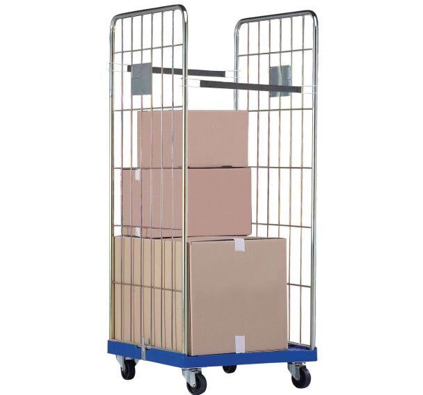 Roll-conteneur - Base plastique - Force 500 kg