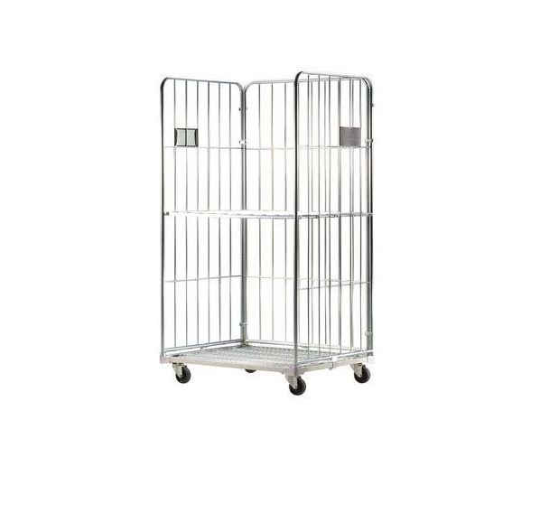 Roll-conteneur 10109 - Base acier zingué - Force 400 kg