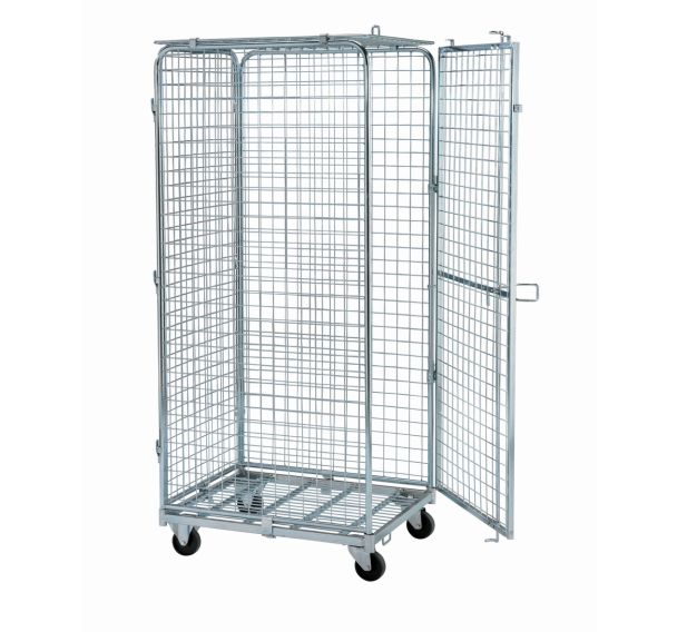Roll-conteneur de sécurité - Base acier - Force 400 kg