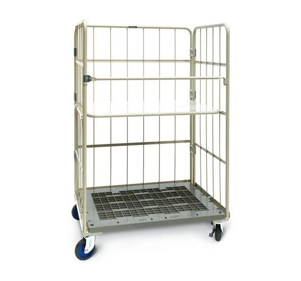 Roll-conteneur emboîtable - base polypropylène - Force 500 kg