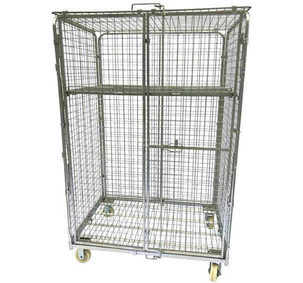 Roll-conteneur maxi de sécurité - 1 étagère - Capacité 600 kg - Manutan