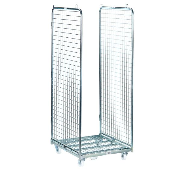 Roll conteneur 2 côtés - Capacité 400 kg - Manutan