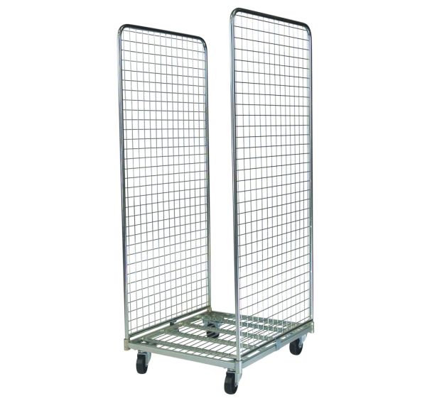 Roll conteneur 2 côtés en maille 50x50 mm- Charge 400kg
