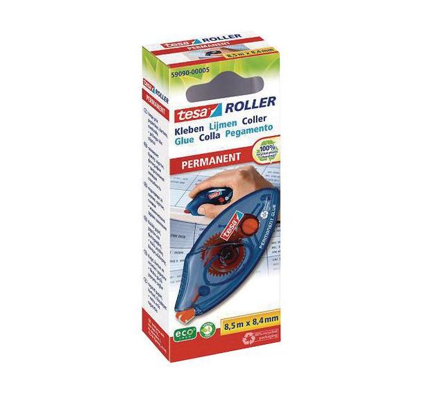 Roller de colle permanente ecoLogo® TESA jetable