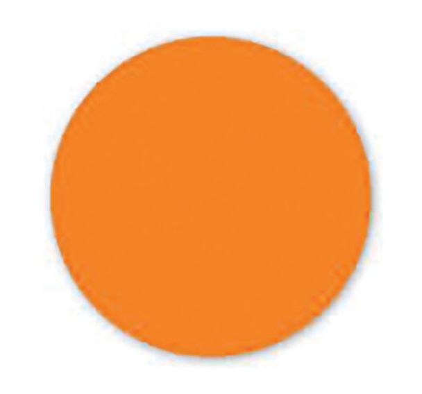 Rond adhésif de marquage au sol LeanStripe - Orange - Ergomat