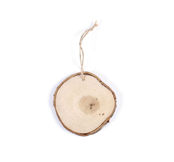 Rondelle de bois naturel diamètre 75 à 110 mm