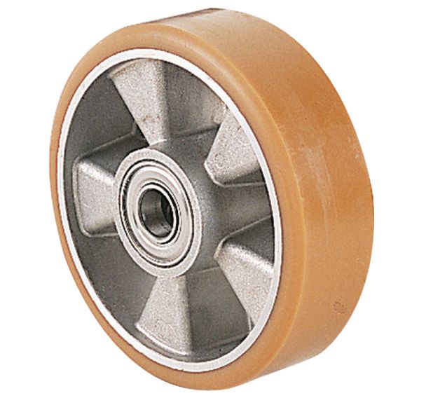 Roue PU Extrathane® corps aluminium - Charge 180 à 1000kg
