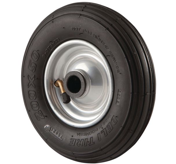 Roue de transport avec bandage pneumatique