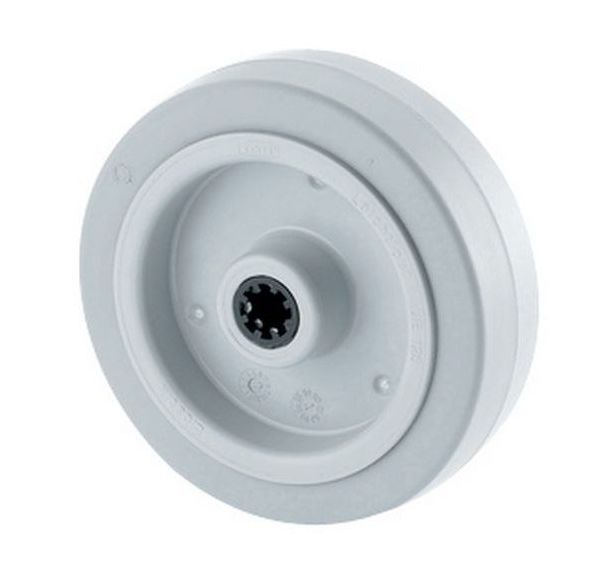 Roue de transport avec pneu élastique