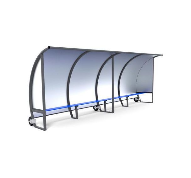 Roue de transport pour abri de touche - l'unité