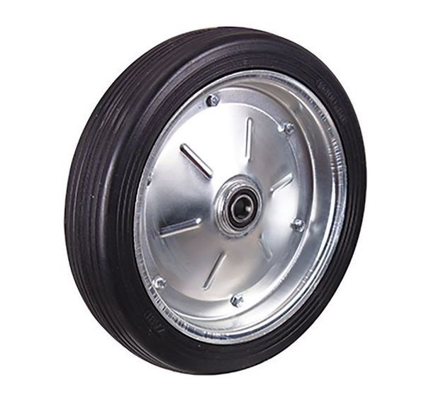 Roue en caoutchouc plein 400 x 80 mm, noir
