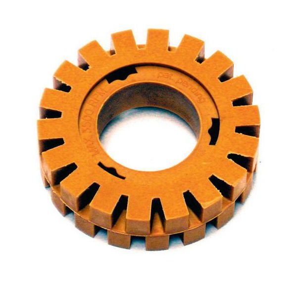 Roue gomme tendre ventilée