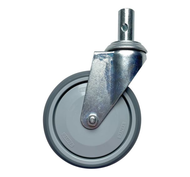 Roue pivotante 125mm pour chariot hygirack