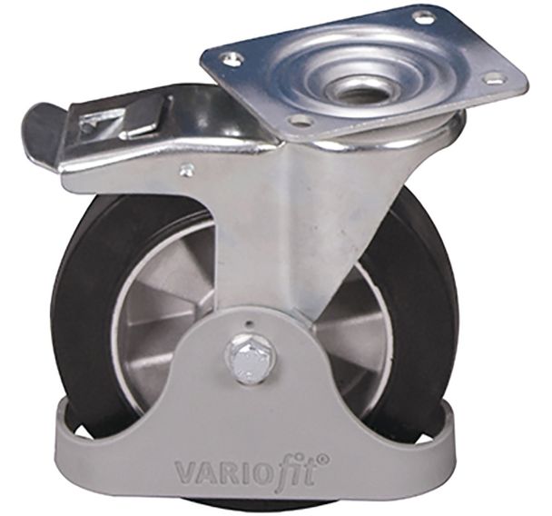 Roues à bandage en caoutchouc élastique plein