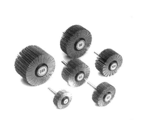 Roues à lamelles sur tige de 6