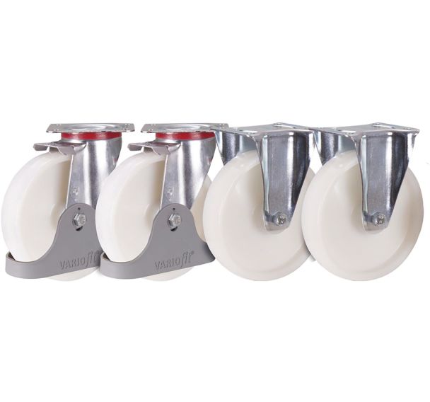 Roues en polyamide (75 Shore A)