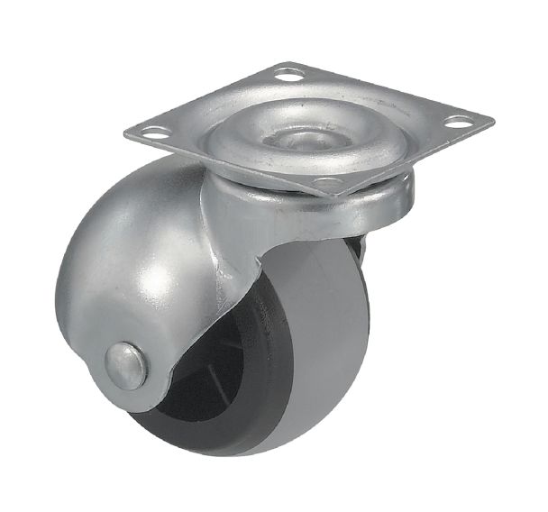 Roul boule diam 50,platine f25kgs bandage polypro+caoutch