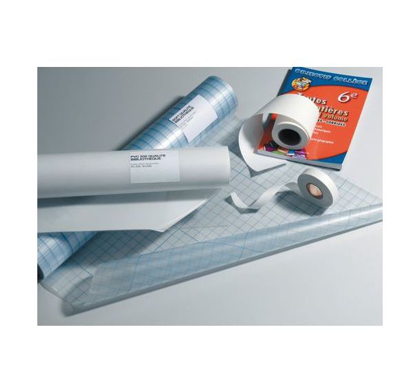 Rouleau adhésif repositionnable PVC soft 70 microns ph neutre 0.61 x 25m
