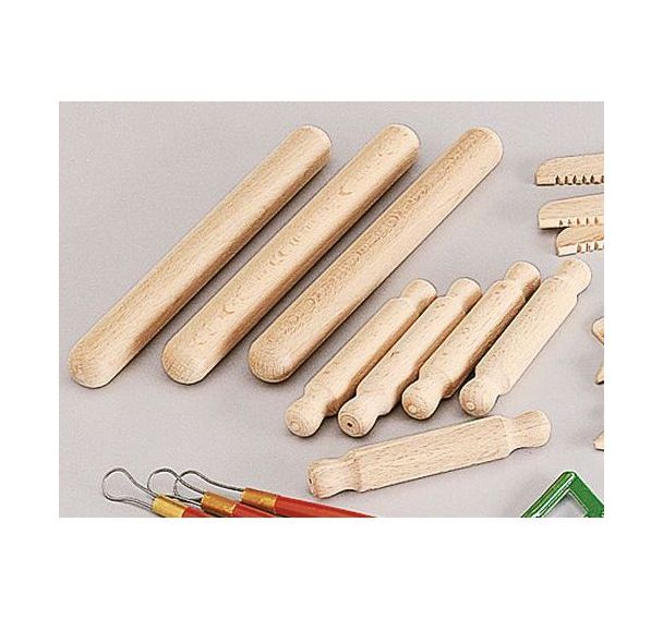 Rouleau bois 10 cm (Lot de 5)