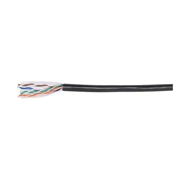 Rouleau de 100m câble monobrin U/UTP CAT5E extérieur