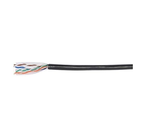 Rouleau de 305m câble monobrin U/UTP CAT5E extérieur