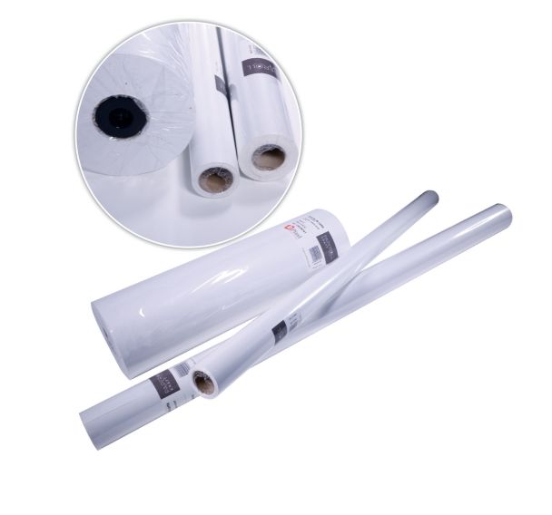 Rouleau kraft - 25 m x 1 m - 60 g - blanc