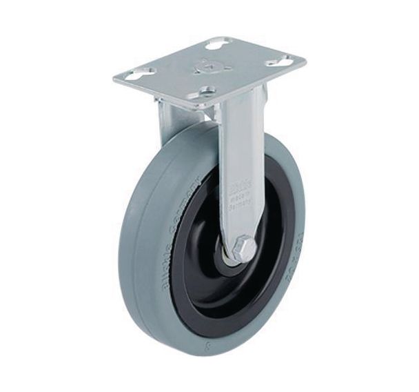 Roulette à platine - Charge 60 à 110 kg - Fixe