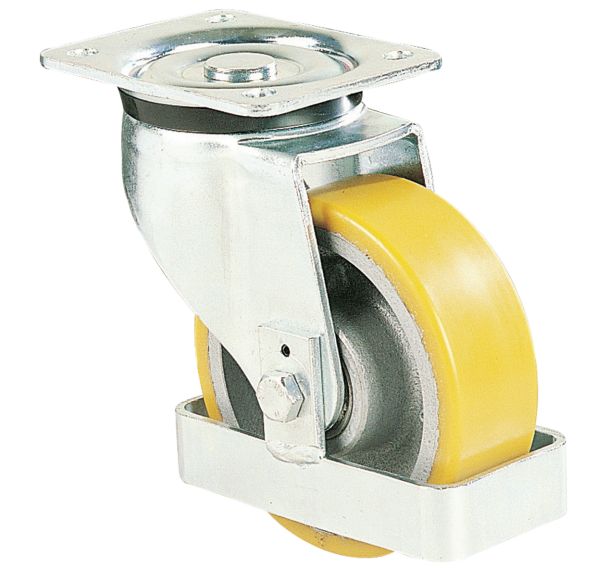 Roulette à platine avec pare-pieds - Charge 550 à 700 kg